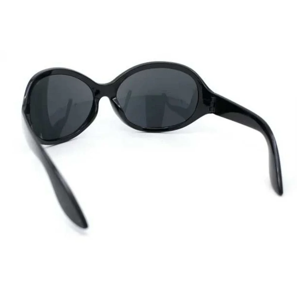 Sunglasses Men Fashion Designer Beach Festival Oversized Wrap Around Hip Hop New